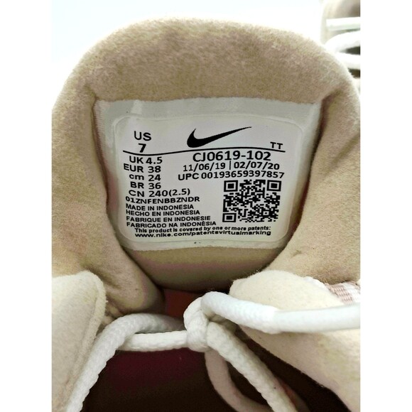 Nike Women Air Max 270 React Summit White Orewood Brown Shoe Size 7 CJ0619-102 - Picture 7 of 7